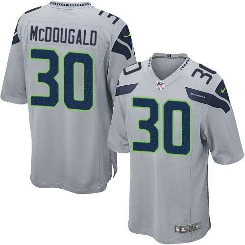 Men Seattle Seahawks 30 Bradley McDougald Nike Grey Game NFL Jersey